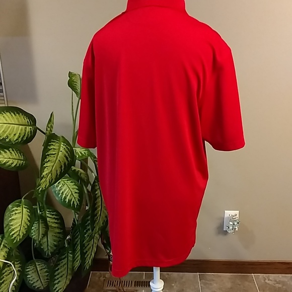 Under armour red loose fit polo size l - Picture 5 of 8